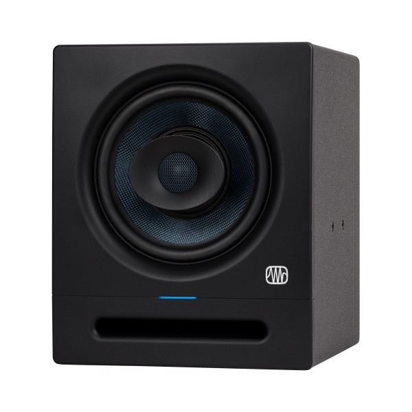 Студийный монитор [2777506131] Presonus [Eris Pro 8] активный, 2-х полосный, коаксиальный динамик: ВЧ 1,25" silk soft-dome, НЧ 8" composite, bi-amped усилитель класса AB, мощность: 140 Вт, частоты: 35-20000 Гц, SPL 108 дБ, входы: XLR, 1/4" TRS, RCA