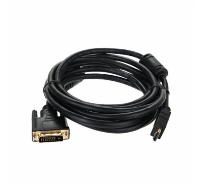 Кабель HDMI to DVI-D Dual Link (19M -25M) 3м, 2 фильтра, TELECOM <CG481F-3M>
