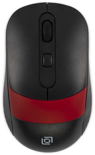 Мышь Oklick 310MW черный/красный оптическая 3200dpi беспров. USB для ноутбука 4but (1869093) Oklick 1869093