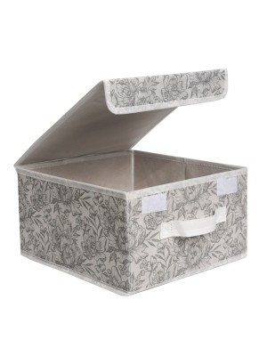 Короб для хранения Grey Flower 28x30x16
