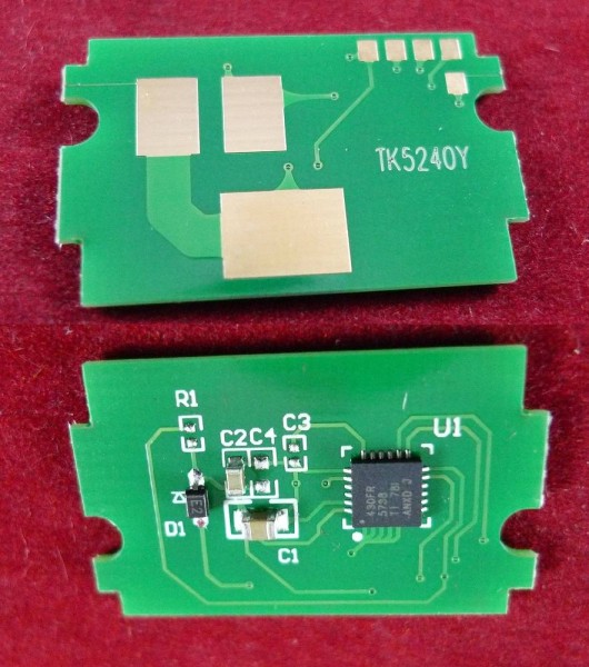 Чип для Kyocera Ecosys P5026cdn/M5526cdn (TK-5240Y) Yellow, 3K ELP Imaging®