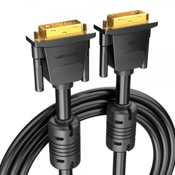 Кабель Vention DVI-D Dual link 25M/25M с ферритовым фильтром - 1.5м. Vention EAABG