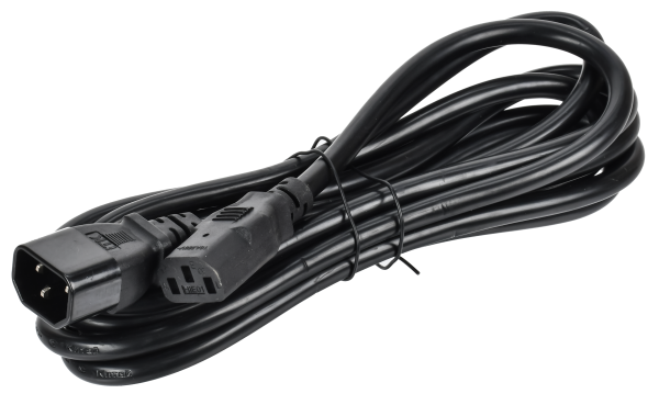 ITK Кабель электропитания PDU 3х1,5 3М с разъёмами С13-C14 ITK PC-C13C14-3M