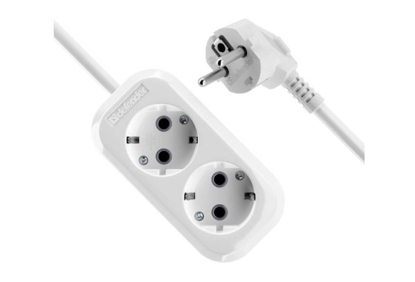 Defender Удлинитель с заземлением R320 16 А, 2 м, заземление