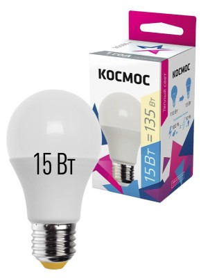 Лампа светодиодная Космос LkecLED15wA60E2730