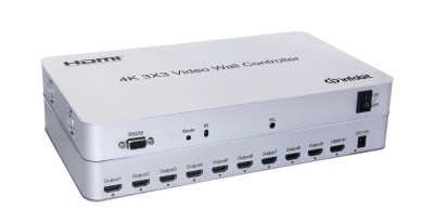 Контроллер видеостены 4K30 HDMI Infobit [iWall 109], 1 вход HDMI, 9 выходов HDMI 1080р. Поддержка каскадирования.
