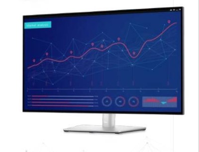 МОНИТОР 31.5" DELL U3223QE Silver с поворотом экрана (IPS, 3840x2160, HDR400, 5 ms, 178°/178°, 400 cd/m, 2000:1, +HDMI