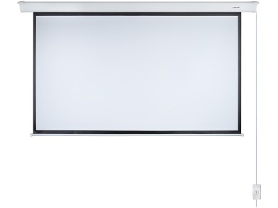 [LMC-100135] Экран с электроприводом Lumien [Master Control] 240x366 см (раб.область 201х358 см) (162") Matte White FiberGlass, верхн. черная кайма 35 см, черн. кайма по периметру 4 см 16:9