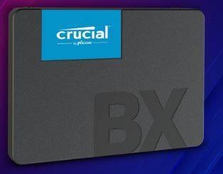 Твердотельный диск 4TB Crucial BX500 , 2.5", SATA III [R/W - 540/500 MB/s] TLC 3D NAND