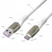 Greenconnect Кабель 0.5m TypeC 60 W, 5A max, быстрая зарядка, белый TPE, корпус relief, белый ПВХ, 28/22 AWG, GCR-52503 Greenconnect USB 2.0 Type-AM - USB 2.0 Type-C (m) 0.5м