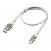 Greenconnect Кабель 0.5m TypeC 60 W, 5A max, быстрая зарядка, белый TPE, корпус relief, белый ПВХ, 28/22 AWG, GCR-52503 Greenconnect USB 2.0 Type-AM - USB 2.0 Type-C (m) 0.5м