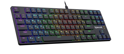 Redragon Механическая клавиатура Anubis RU,RGB,черный,BT+2.4G,тонкая