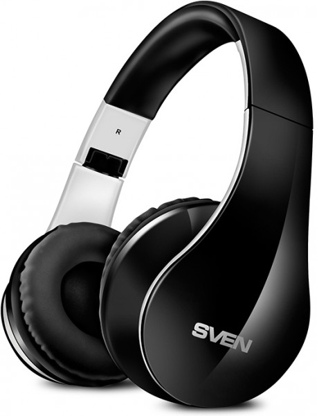 Наушники с микрофоном SVEN AP-B450MV, черный-белый (Bluetooth) Sven AP-B450MV