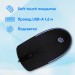 Мышь Oklick 100M черный оптическая 1600dpi USB для ноутбука 4but (1909417) Oklick 1909417