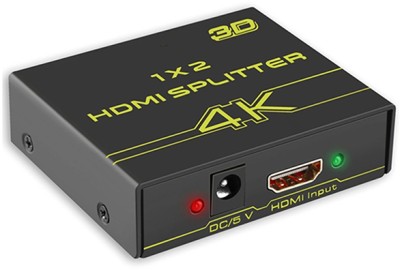 Разветвитель HDMI v1.4, 1 на 2 выхода, 4Kx2K 30Hz / 1080p 120Hz / 3D 60Hz, GCR серия Greenline, GL-v102 Greenconnect HDMI (f) - 2 x HDMI (f)