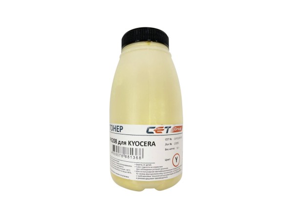 Тонер для KYOCERA M5521cdn/P5021cdn Yellow (PK208) 50г/бут. (Japan) (TK-5220Y/TK-5230Y/TK-5240Y/TK-5430Y/TK-5440Y) CET