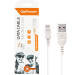 Кабель GoPower GP01M USB (m)-microUSB (m) 1.0м 2.4A ПВХ белый (1/800) GoPower 00-00018563