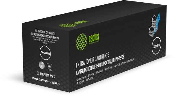 Картридж лазерный Cactus CS-C069HM-MPS 069HM пурпурный (9000стр.) для Canon I_sensys LBP673CDW/MF754