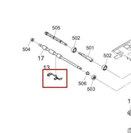 З/ч KYOCERA Активатор ACTUATOR FEED 303K806030