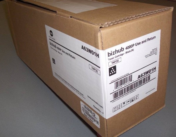 Тонер-картридж Konica-Minolta bizhub 4000P  TNP-35 20k возвратный A63W01H