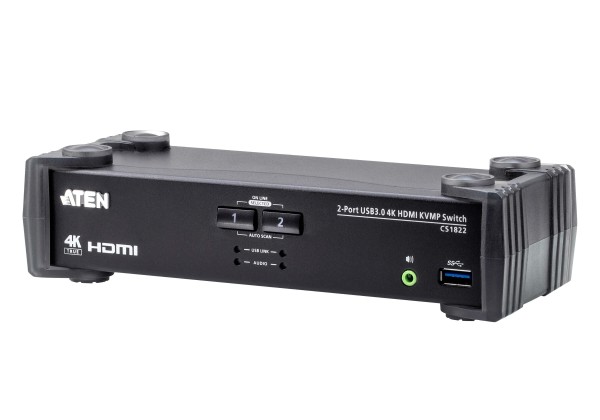 2-портовый, USB 3.0 4K HDMI KVMP-переключатель ATEN CS1822