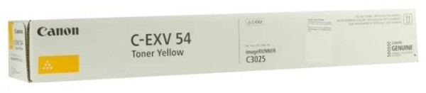 Тонер CANON C-EXV54 Y желтый,  8500 страниц