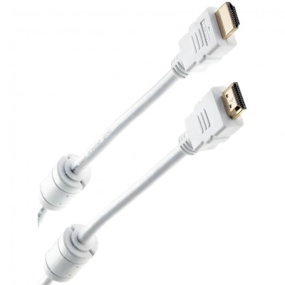 Кабель HDMI 19M/M ver 2.0, 1.8М, белый  Aopen/Qust <ACG711DW-1.8M> VCOM ACG711DW-1.8M