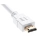 Кабель HDMI 19M/M ver 2.0, 1.8М, белый  Aopen/Qust <ACG711DW-1.8M> VCOM ACG711DW-1.8M