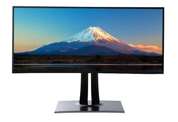 МОНИТОР 34" Viewsonic VP3481 Black с поворотом экрана (VA, изогнутый, 3440x1440, 100Hz, 5 ms, 178°/178°, 400 cd/m, 20M:1
