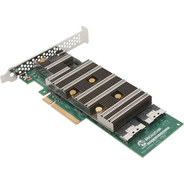RAID контроллер Microchip SmartRAID 3258-16i, Tri-mode SAS/SATA/NVMe, 16i-ports, PCIe 4.0 x8, 8GB DDR4 Cache, RAID 0/1/5/6/50/60/1 Tripple/10 Tripple Adaptec SmartRAID 3258-16i (3258C16IXS)