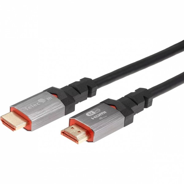 Кабель HDMI 19M/M,ver. 2.1, 8K@60 Hz 1.5m метал разъемы, Telecom <TCG365-1.5M> VCOM TCG365-1.5M