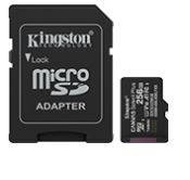 Флеш карта microSD 256GB Kingston microSDXC Class 10 UHS-I U1 A1 V 10 Select Plus (SD адаптер) 150MB/s