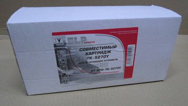 Тонер-картридж для Kyocera Ecosys M6230cidn/M6630cidn/P6230cdn TK-5270Y yellow 6K ELP Imaging®