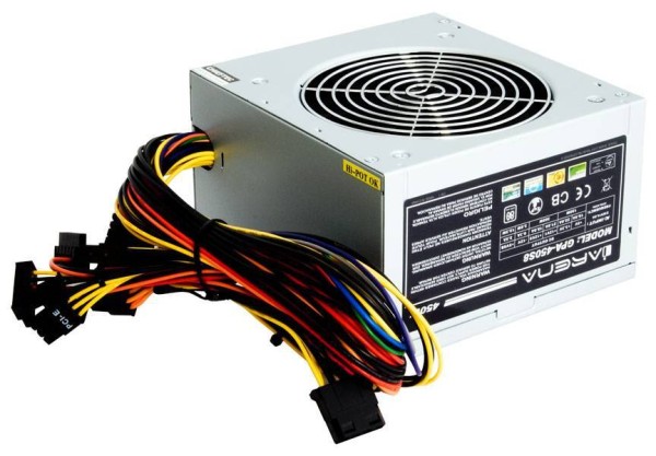 Блок питания Chieftec iARENA GPA-450S8 <450W, (20+4+4+4) pin, (6+2) pin, 3xSATA, 2xMolex, FDD, 12 см, 80+, Active PFC, A
