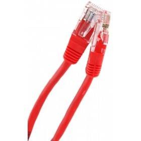 Патчкорд литой "Telecom" UTP кат.5е 1,0м красный