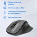 Мышь Oklick 504MW черный/серый оптическая 1600dpi silent беспров. USB 6but (2004736) Oklick 2004736