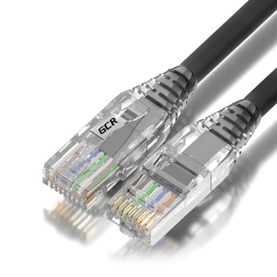 GCR Патч-корд 3.0m UTP кат.6, серый, коннектор ABS, 24 AWG, ethernet high speed 10 Гбит/с, RJ45, T568B, GCR-55428 Greenconnect GCR-55428