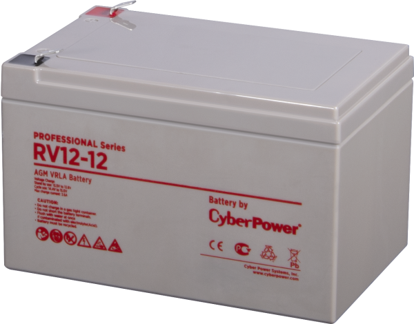 Аккумуляторная батарея PS CyberPower RV 12-12 / 12 В 12 Ач Батарея аккумуляторная для ИБП CyberPower Professional series RV 12-12