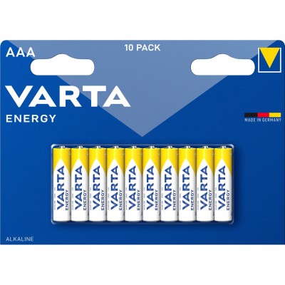 Батарейка Varta ENERGY LR03 AAA BL10 Alkaline 1.5V (4103) (10/200) VARTA 04103229491
