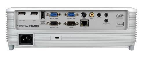 Проектор Optoma W400+ (DLP, WXGA 1280x800, 4000Lm, 22000:1, 2xHDMI, MHL, LAN, 1x10W speaker, 3D Ready, lamp 10000hrs)