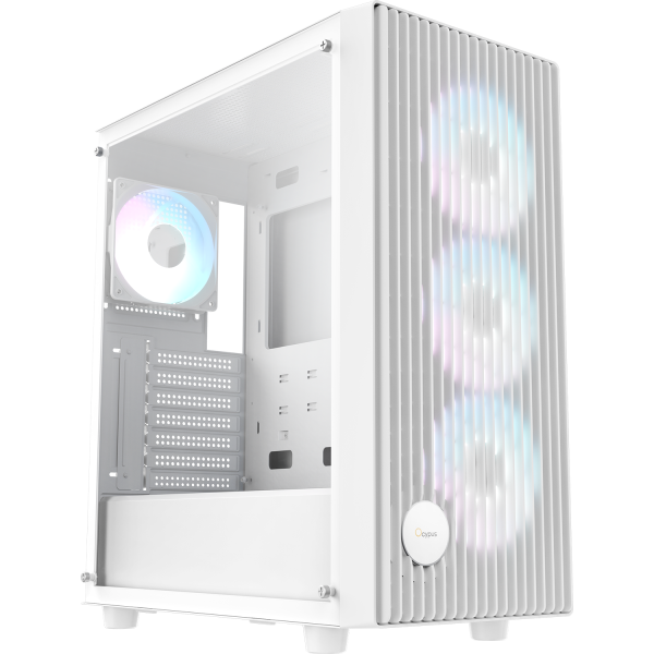 Корпус ПК без блока питания Ocypus Gamma-C70-WHG400XX-GL