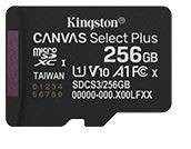 Флеш карта microSD 256GB Kingston microSDXC Class 10 UHS-I U1 A1 V 10 Select Plus 150MB/s