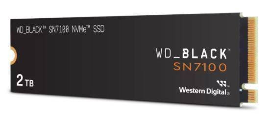 Твердотельный диск 2TB WD Black SN7100 , M.2 2280, PCI-E 4x4, [R/W - 7250/6900 MB/s] 3D-NAND TLC