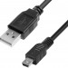Greenconnect Кабель 0.5m USB 2.0, AM/mini 5P, черный, 28/28 AWG, экран, армированный, морозостойкий, GCR-UM2M5P-BB2S-0.5m Greenconnect  USB 2.0 Type-AM - miniUSB 0.5м