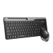 Клавиатура + мышь A4Tech Fstyler FB2535C клав:черный/серый мышь:черный/серый USB беспроводная Blueto A4Tech FB2535C SMOKY GREY