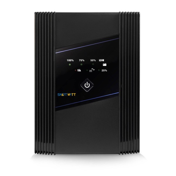ИБП SMARTWATT UPS UNI 850 Line-interactive 850VA/500W Tower (Euro x2, LED, 292x100x140(мм), 5,5 кг, гарантия 24мес. (ИБП