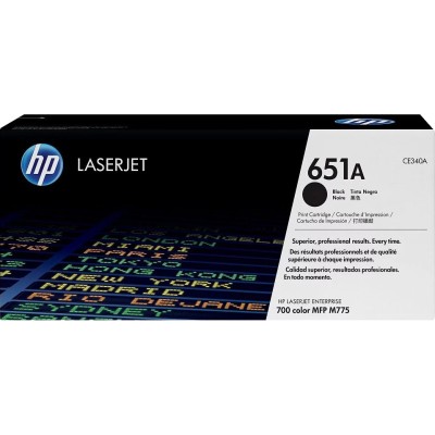 Тонер-картридж HP 651A Black Original LaserJet Toner Cartridge (CE340A)