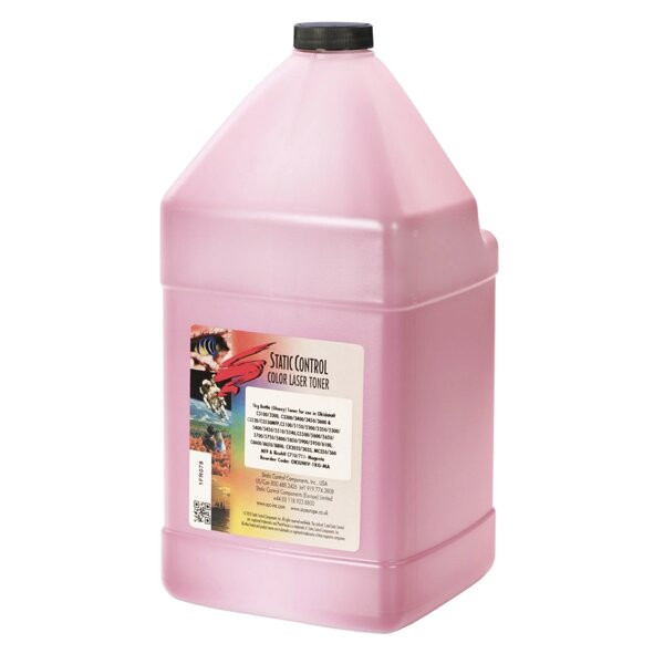Тонер Static Control OKIUNIV3-1KG-M малиновый для OKI С310/С3300/C610/С5500/С810/С8800, 1 кг.