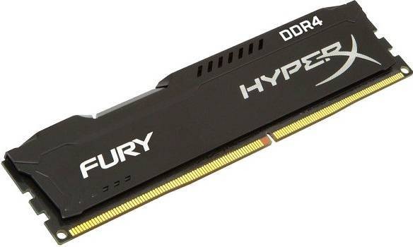 Модуль памяти Kingston 8GB 2133МГц DDR4 CL14 DIMM 1R*8 HyperX FURY Black 