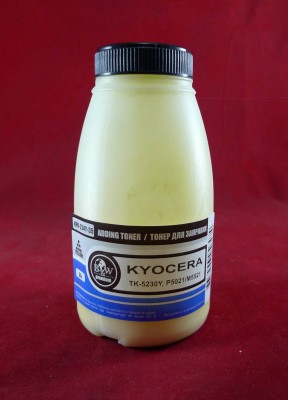 Тонер для Kyocera TK-5230Y, P5021/M5521 Yellow (фл. 35г) 2.2K B&W Premium фас.Россия